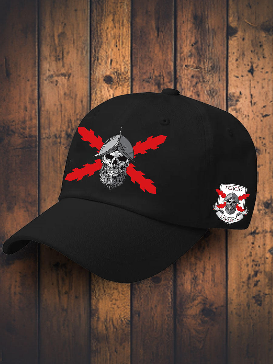 Unisex España Cruz de Borgoña Tercio Impreso Sombreros