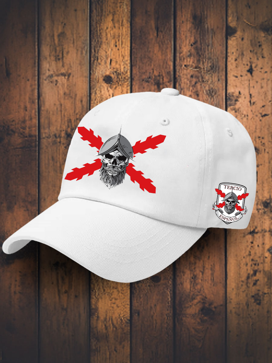 Unisex España Cruz de Borgoña Tercio Impreso Sombreros