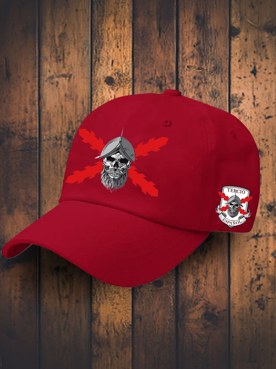 Unisex España Cruz de Borgoña Tercio Impreso Sombreros