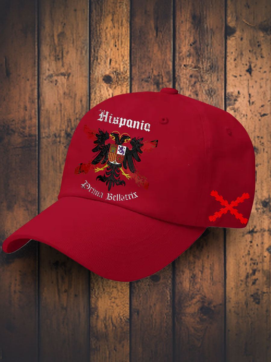 Unisex España Cruz de Borgoña Tercio Impreso Sombrero