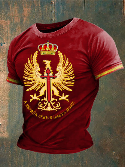 Cruz de la fe de España de los hombres de Santiago Impreso camiseta
