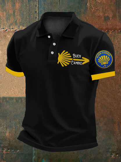 Polo España Fe Peregrinación a Santiago para hombre