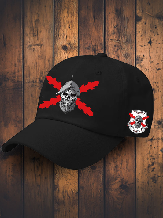 Unisex España Cruz de Borgoña Tercio Impreso Sombreros