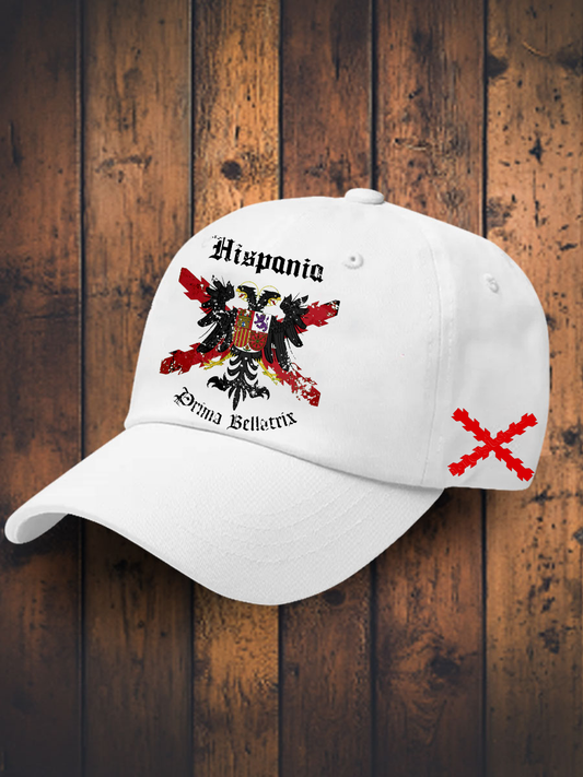 Unisex España Cruz de Borgoña Tercio Impreso Sombrero